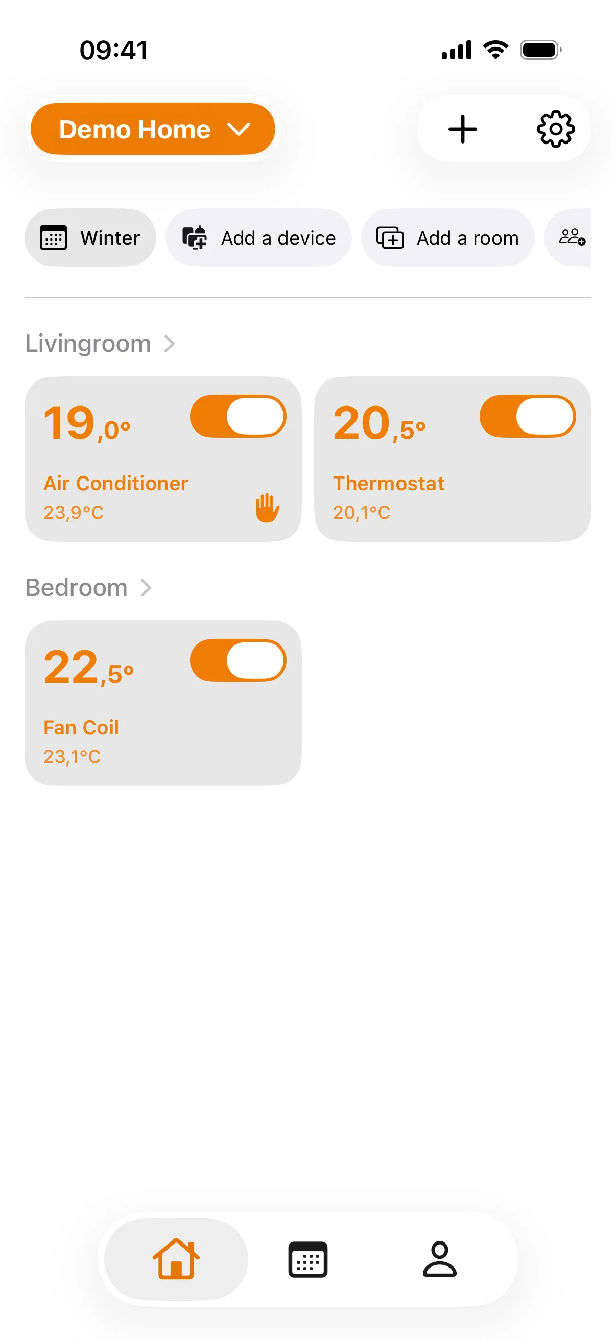 App screen